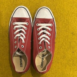 Converse Red and White Sneakers